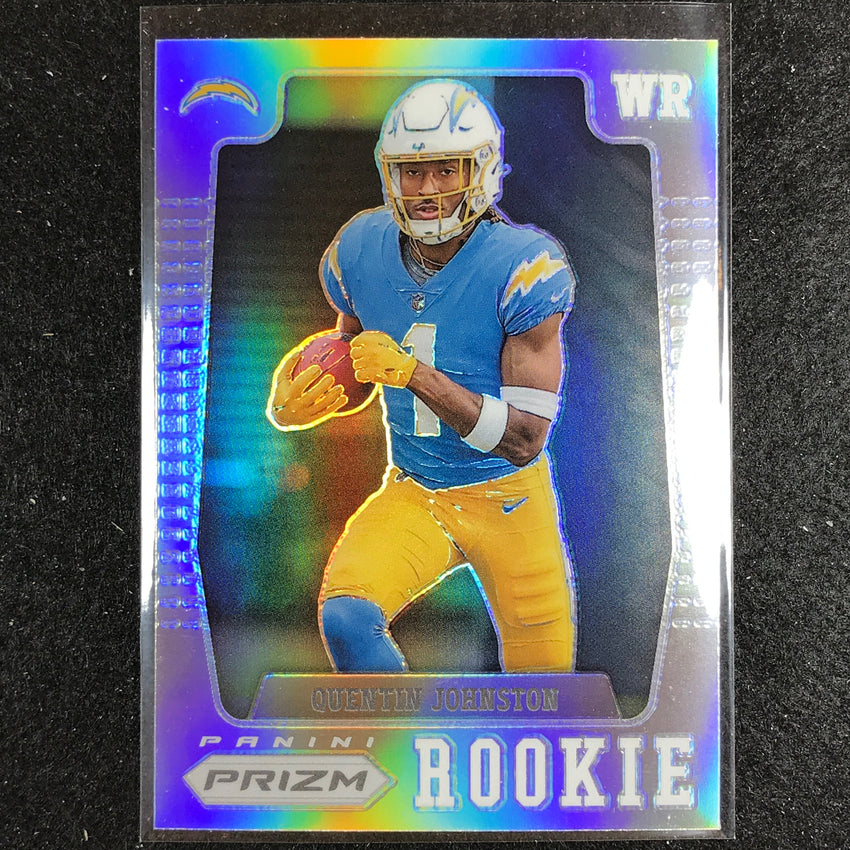 2023 Prizm Football QUENTIN JOHNSTON Prizm Flashback Rookie Silver Prizm #9