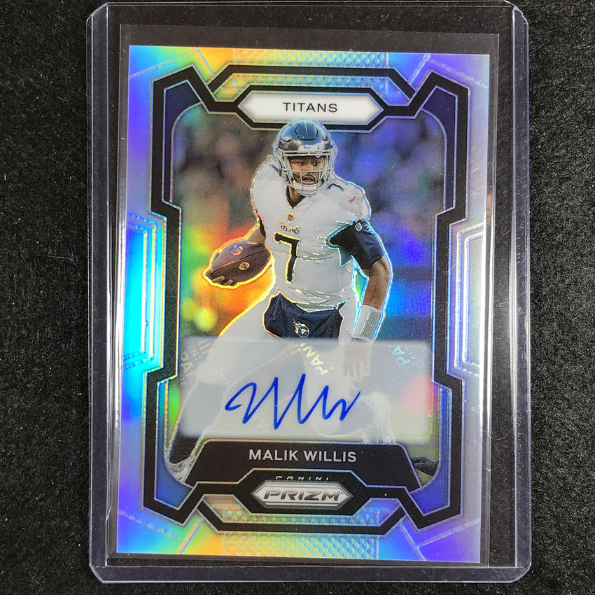 2023 Prizm Football MALIK WILLIS Base Auto Silver Prizm #289