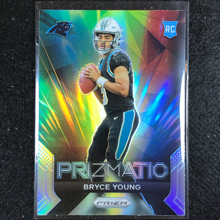 2023 Prizm Football Bryce Young Prizmatic Rookie Silver Prizm No 4