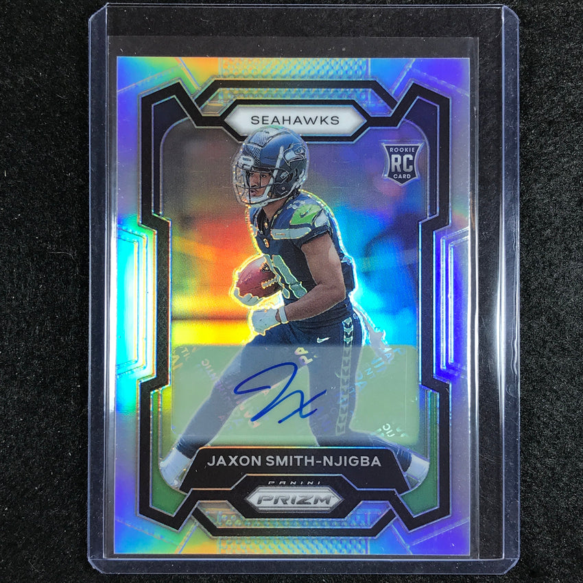 2023 Prizm Football Jaxon Smith-njigba Base Rookie Auto Silver Prizm No 390