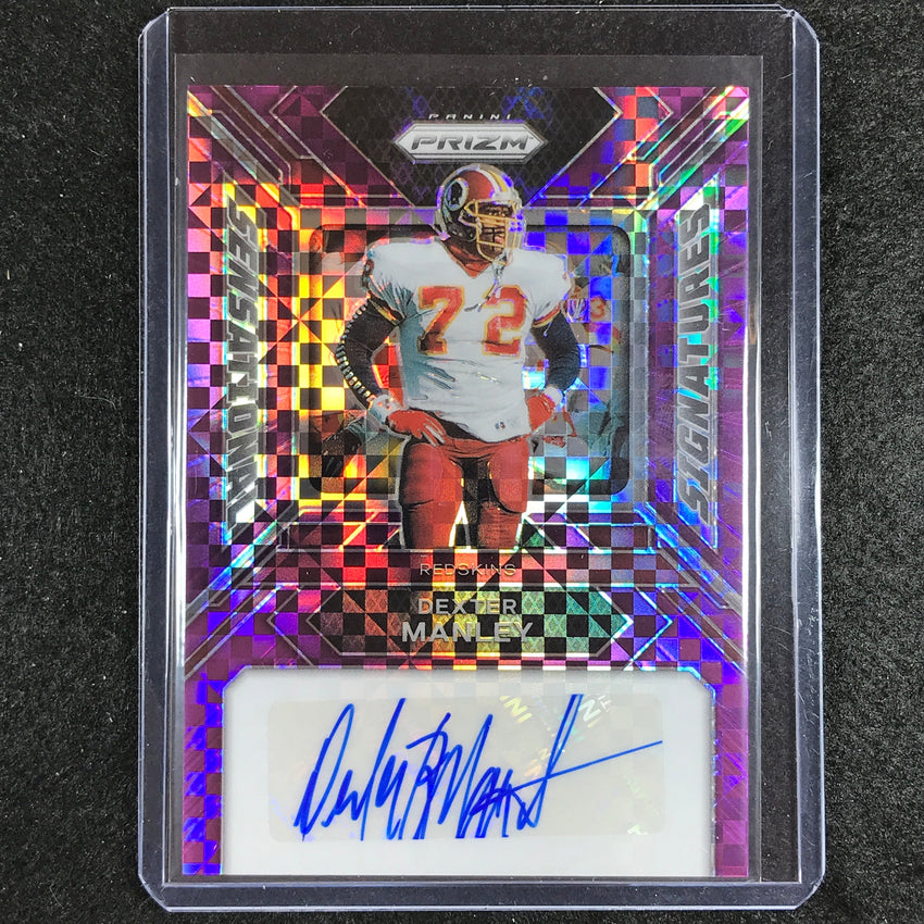 2023 Prizm Football Dexter Manley Sensational Signatures Auto Purple Power 3/49