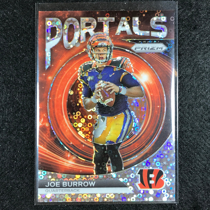 2023 Prizm Football Joe Burrow Portals No Huddle No 3