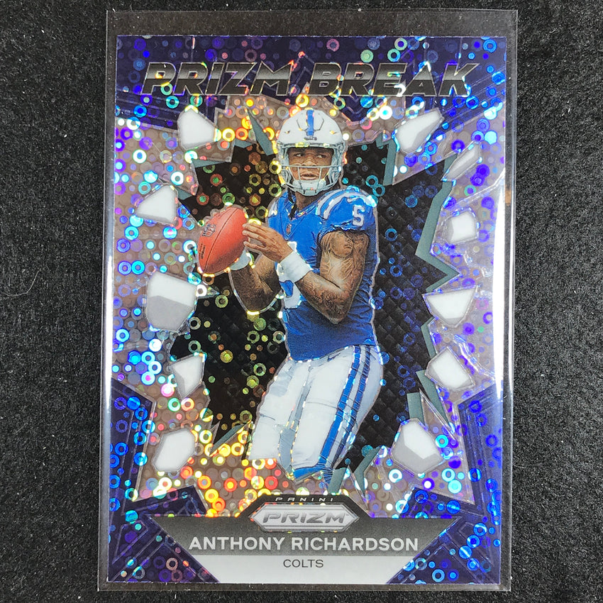 2023 Prizm Football Anthony Richardson Prizm Break Rookie No Huddle No 4