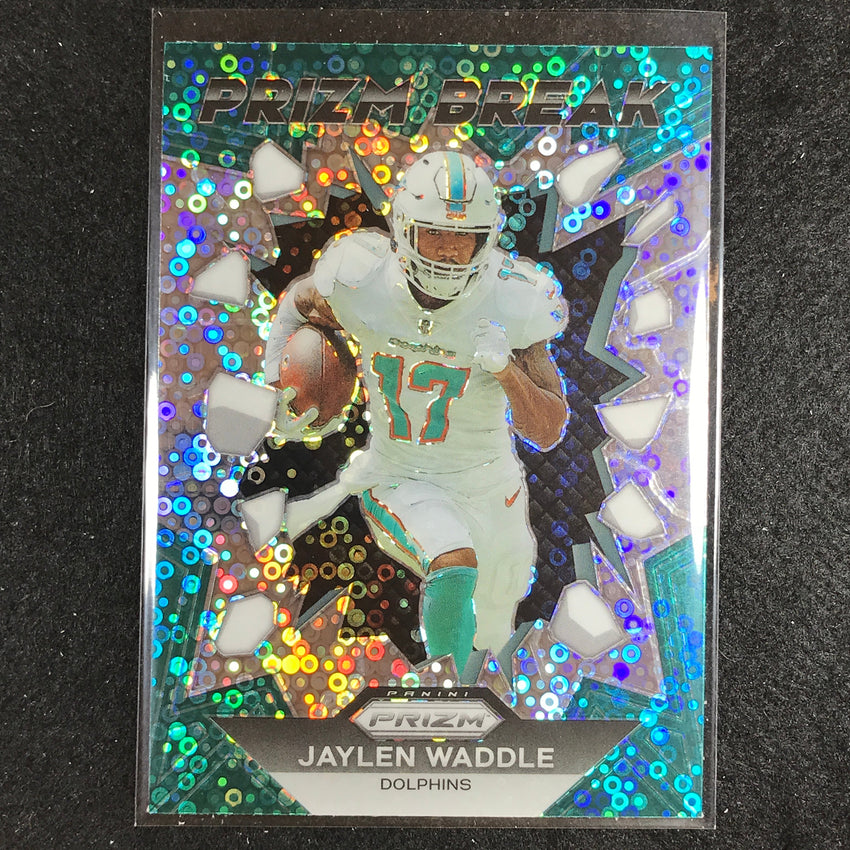2023 Prizm Football JALEN WADDLE Prizm Break No Huddle #7