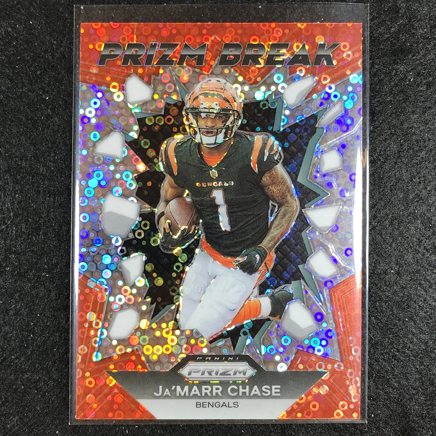 2023 Prizm Football Jamarr Chase Prizm Break No Huddle No 10