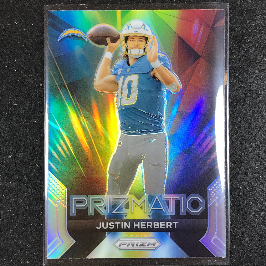 2023 Prizm Football JUSTIN HERBERT Prizmatic Silver Prizm #11