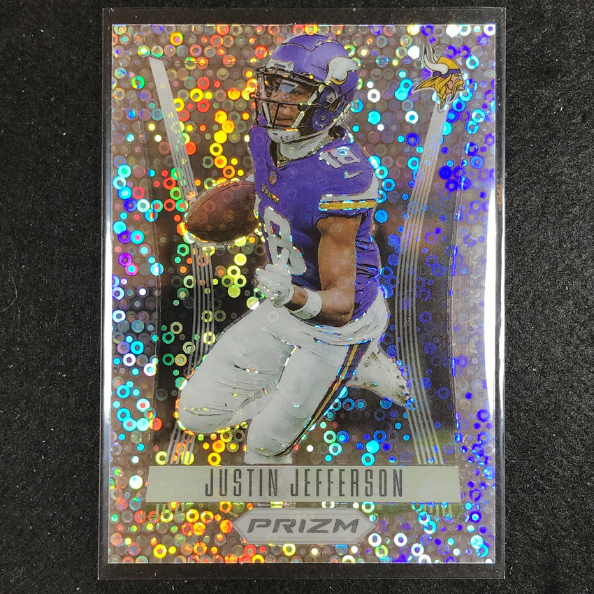 2023 Prizm Football Justin Jefferson Prizm Flashback No Huddle No 5