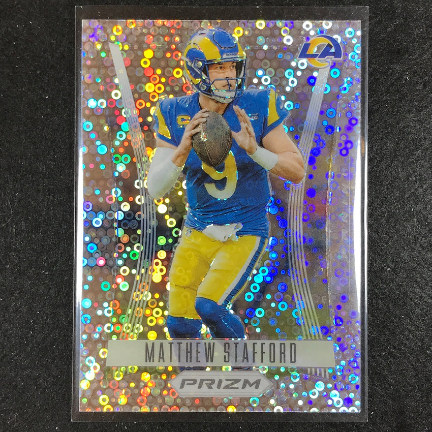 2023 Prizm Football MATTHEW STAFFORD Prizm Flashback No Huddle #7