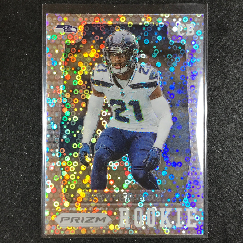 2023 Prizm Football Devon Witherspoon Prizm Flashback Rookie No Huddle No 5