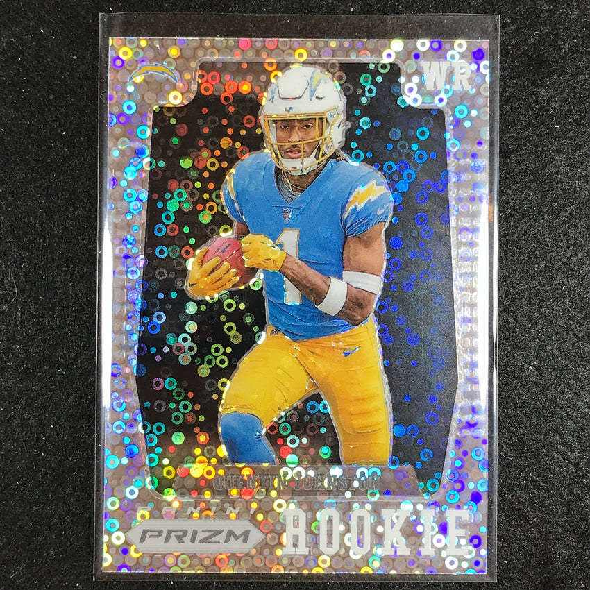 2023 Prizm Football Quentin Johnston Prizm Flashback Rookie No Huddle No 9