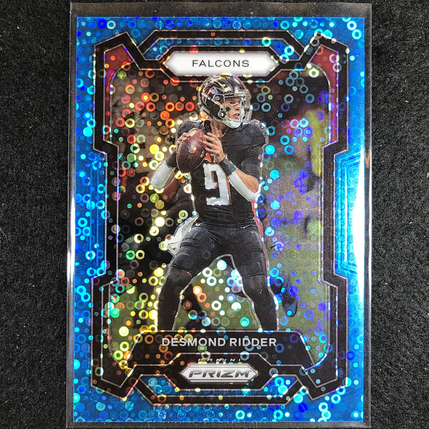 2023 Prizm Football Desmond Ridder Base No Huddle Blue 22/95