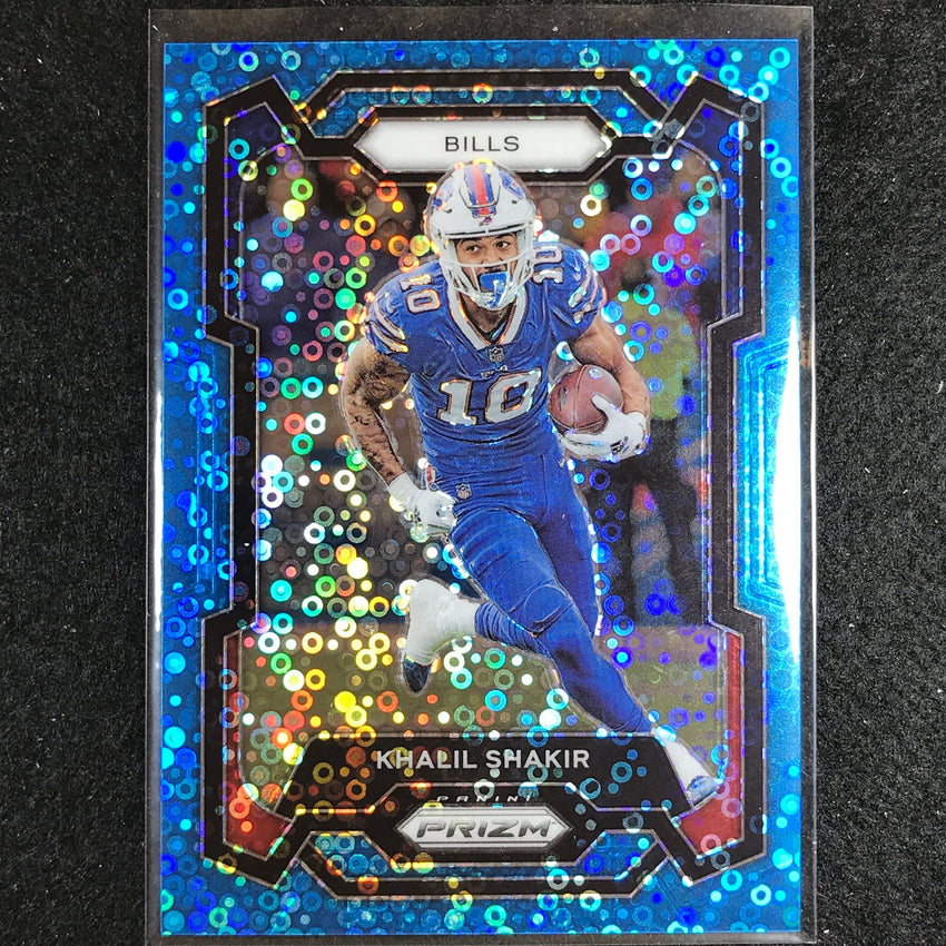 2023 Prizm Football Khalil Shakir Base No Huddle Blue 93/95