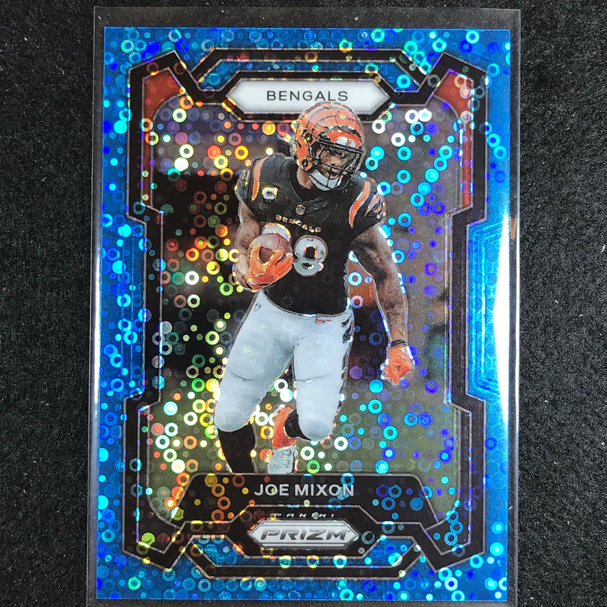 2023 Prizm Football Joe Mixon Base No Huddle Blue 35/95