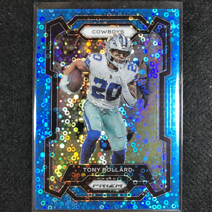 2023 Prizm Football Tony Pollard Base No Huddle Blue 52/95