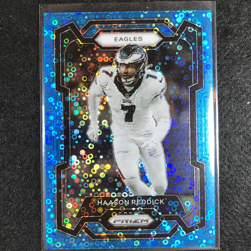 2023 Prizm Football Haason Reddick Base No Huddle Blue 14/95