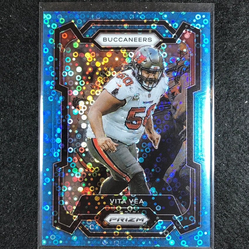 2023 Prizm Football Vita Vea Base No Huddle Blue 16/95