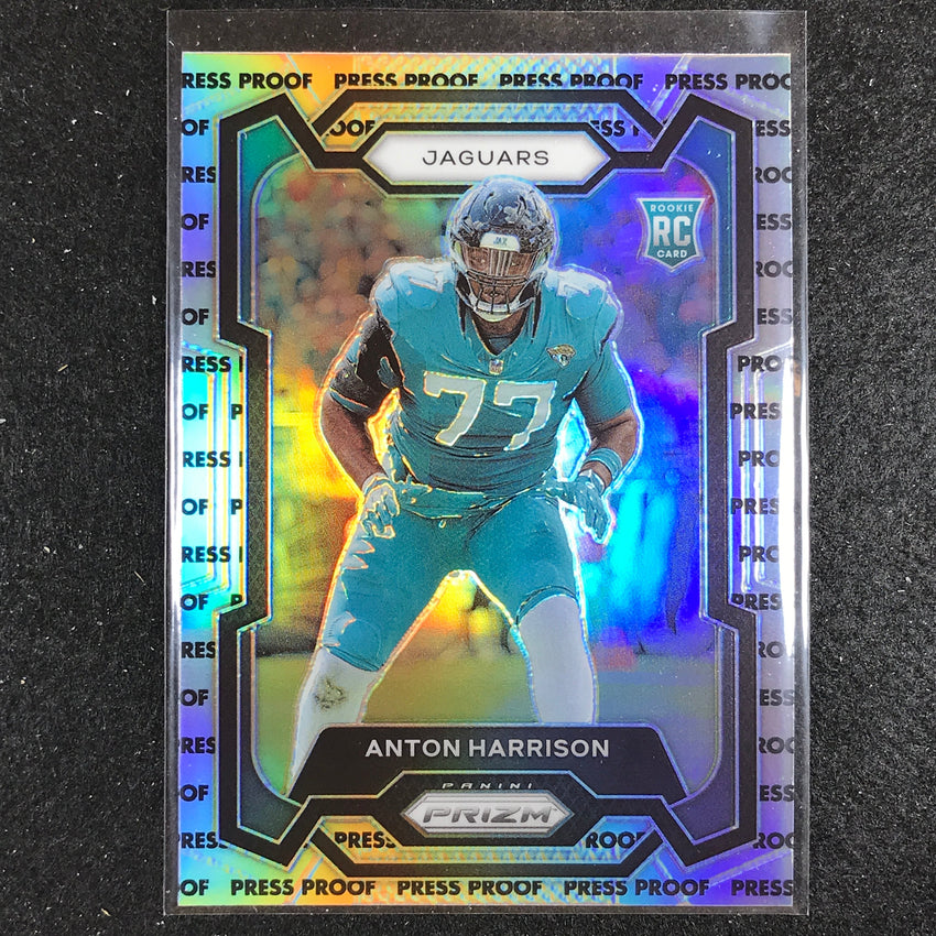 2023 Prizm Football ANTON HARRISON Rookie Base Press Proof #347