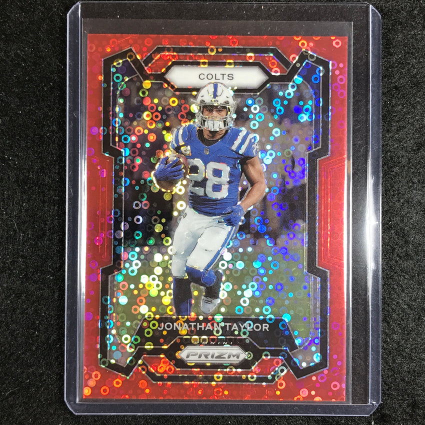 2023 Prizm Football Jonathan Taylor Base No Huddle Red 55/70