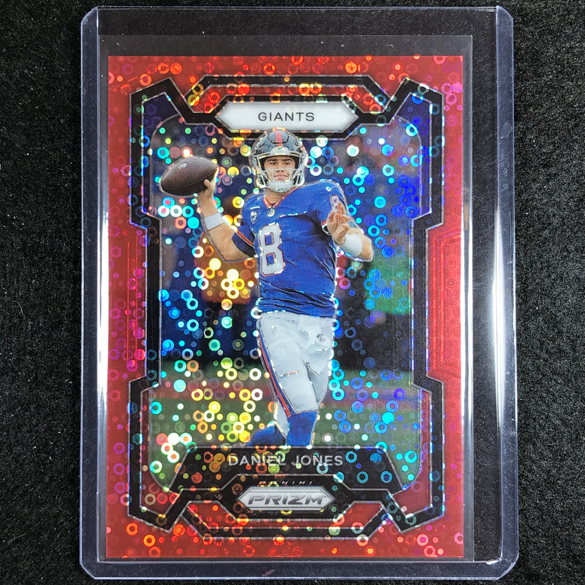 2023 Prizm Football Daniel Jones Base No Huddle Red 35/70