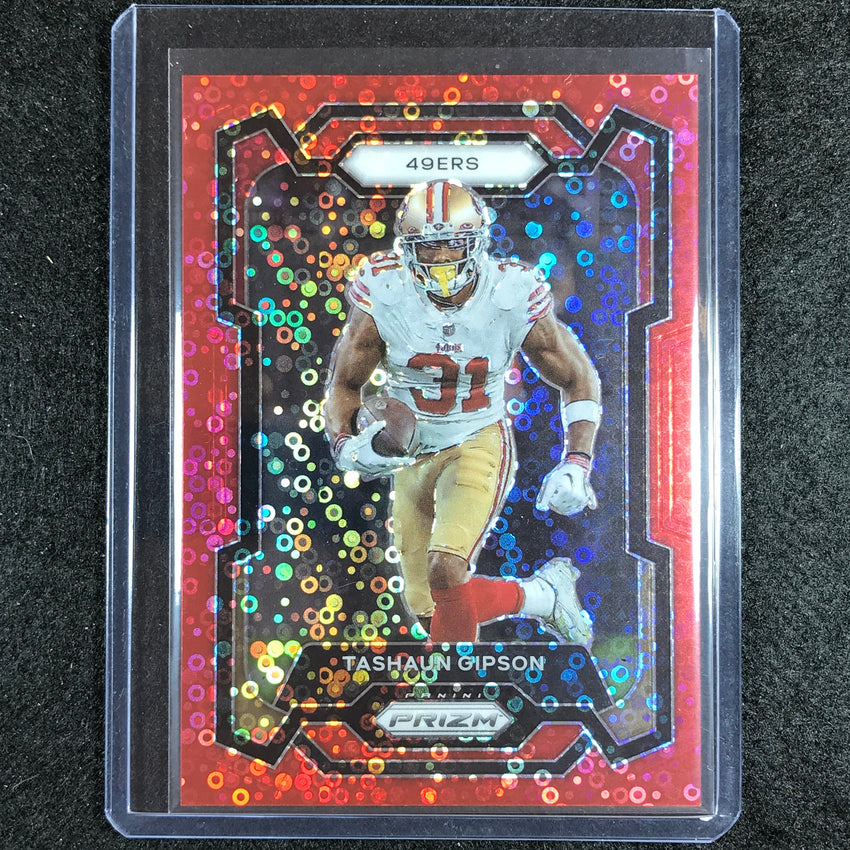 2023 Prizm Football Tashaun Gipson Base No Huddle Red 8/70