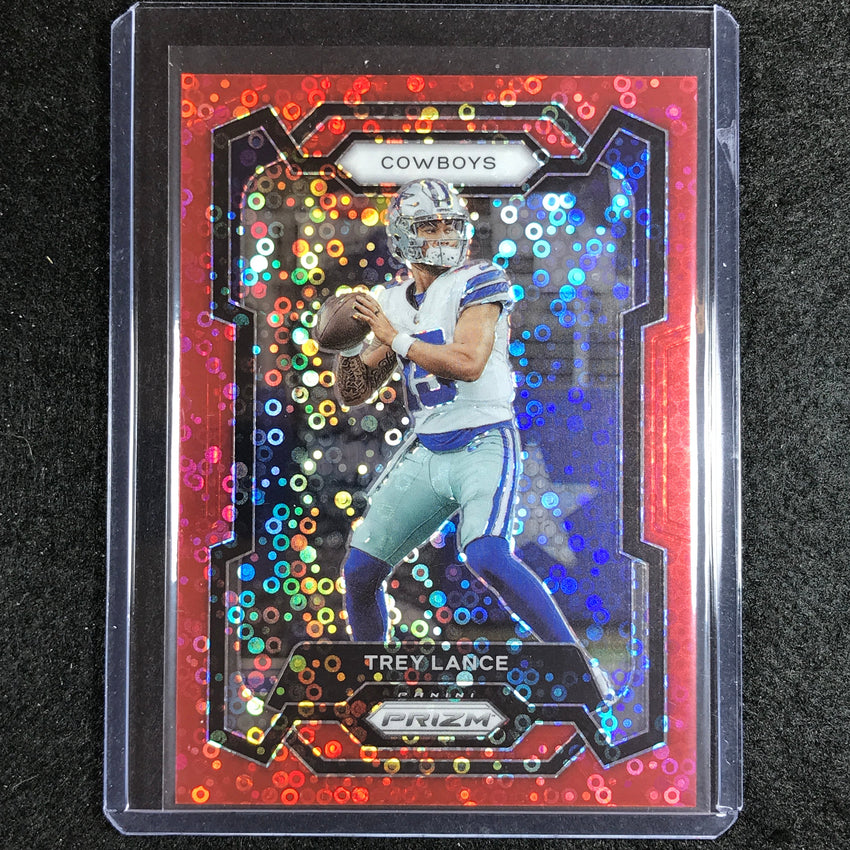 2023 Prizm Football Trey Lance Base No Huddle Red 17/70