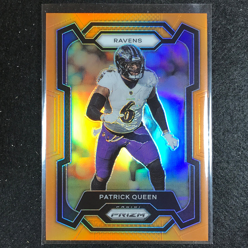 2023 Prizm Football Patrick Queen Base Orange 85/249