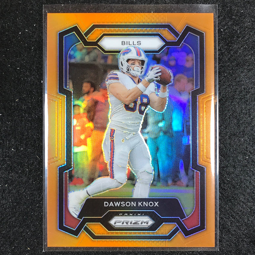 2023 Prizm Football Dawson Knox Base Orange 133/249