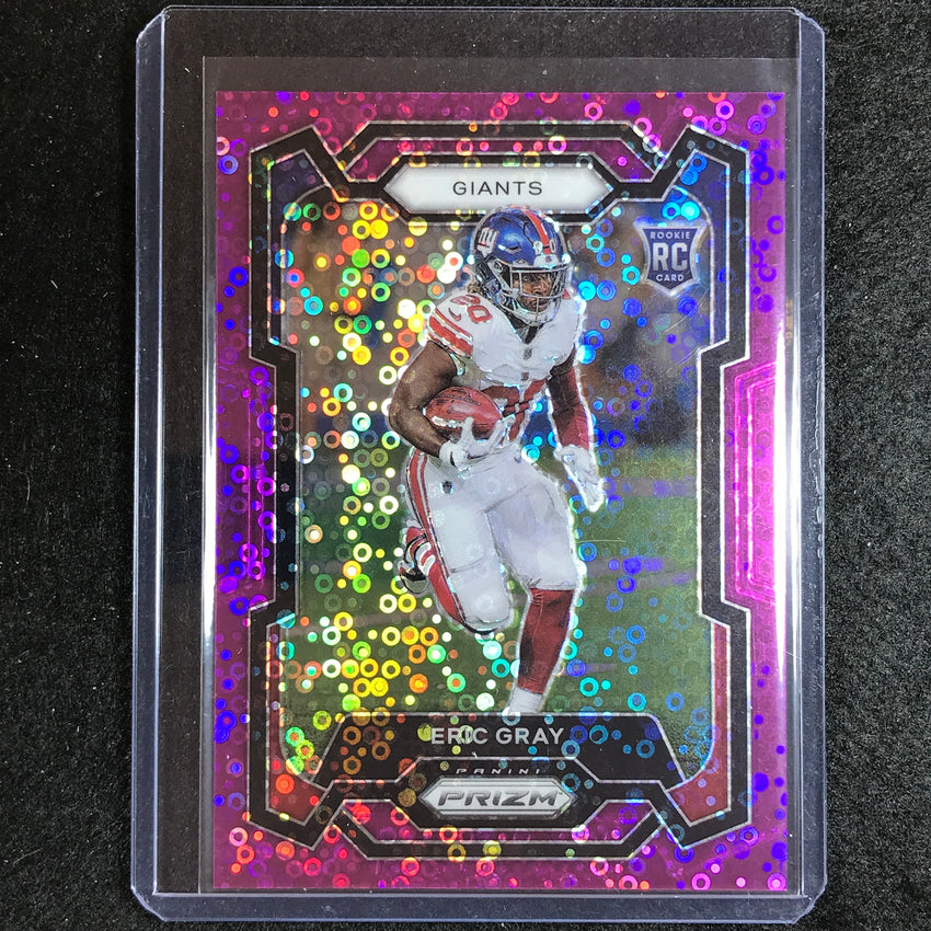 2023 Prizm Football Eric Gray Rookie Base No Nuddle Purple 14/35