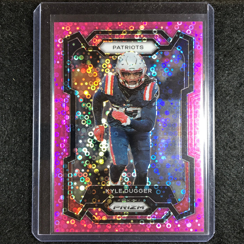 2023 Prizm Football Kyle Dugger Base No Huddle Pink 9/15