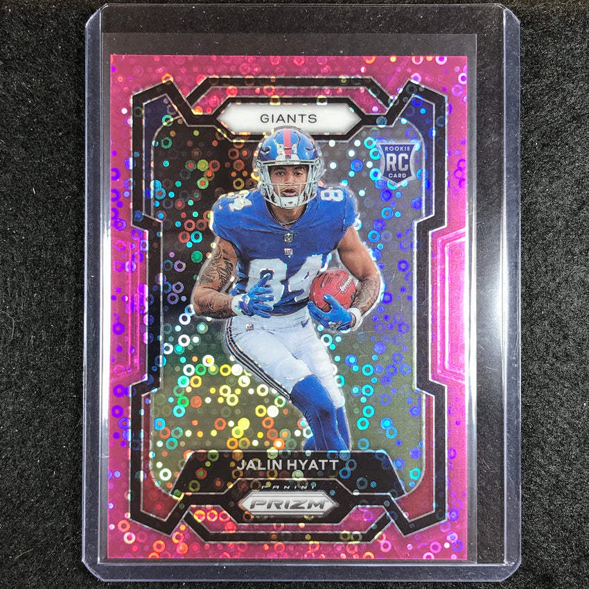 2023 Prizm Football Jalin Hyatt Rookie Base No Huddle Pink 5/15