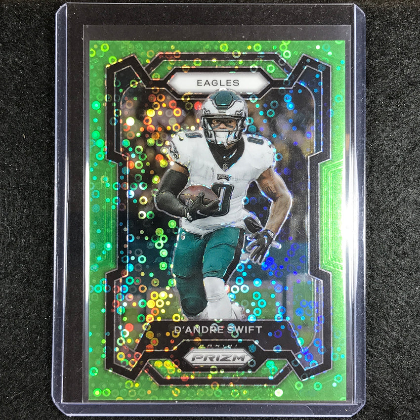 2023 Prizm Football Dandre Swift Base No Huddle Green 5/5