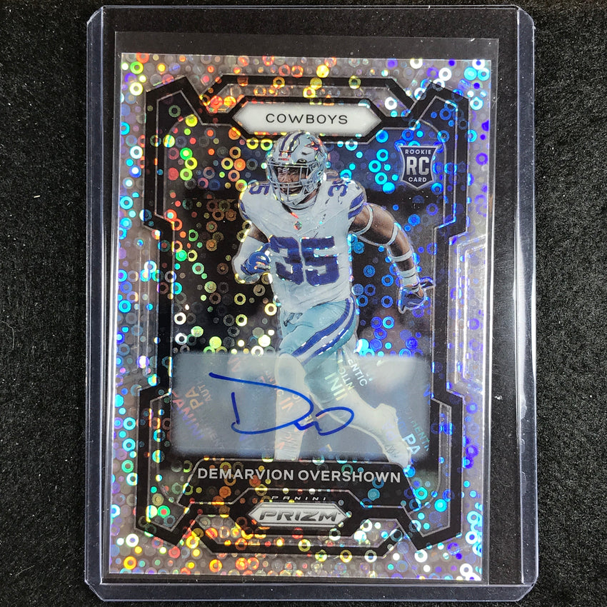 2023 Prizm Football Demarvion Overshown Base Rookie Auto No Huddle No 323