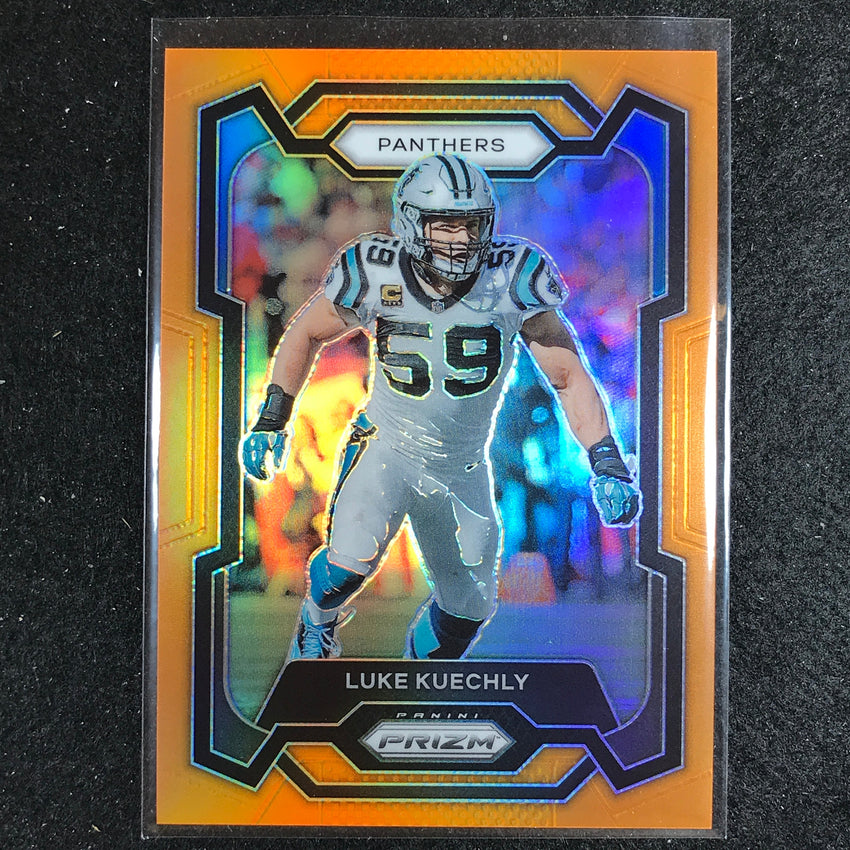 2023 Prizm Football Luke Kuechly Base Orange 160/249