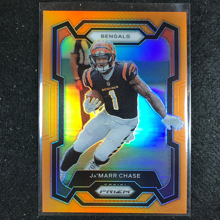 2023 Prizm Football Jamarr Chase Base Orange 227/249