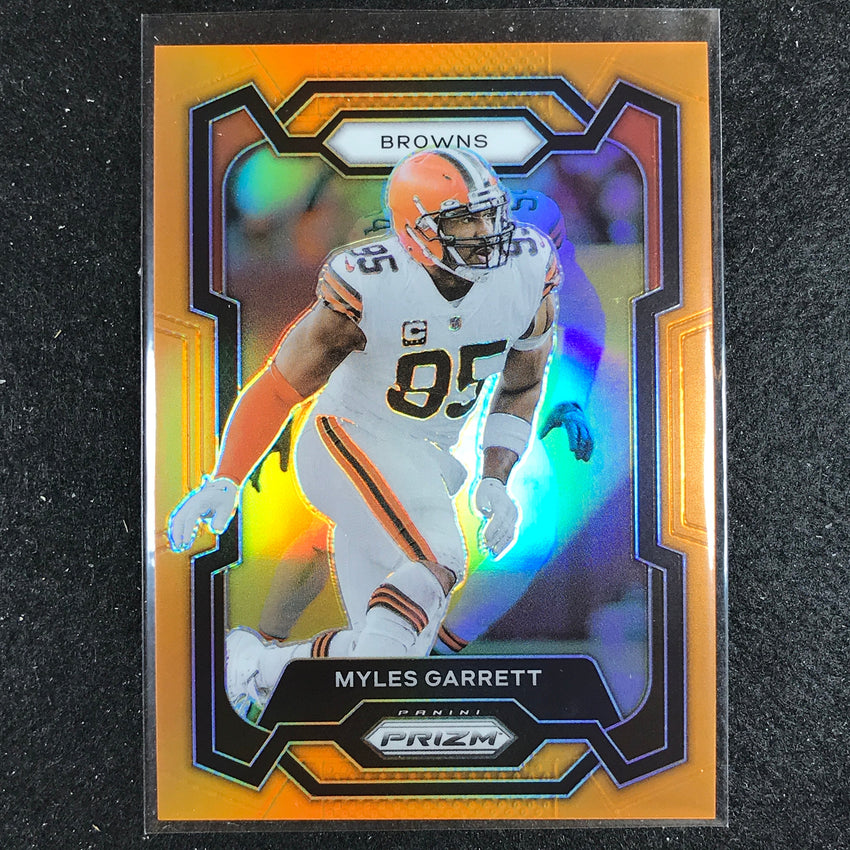 2023 Prizm Football Myles Garrett Base Orange 124/249