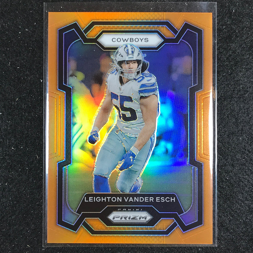 2023 Prizm Football Leighton Vander Esch Base Orange 131/249