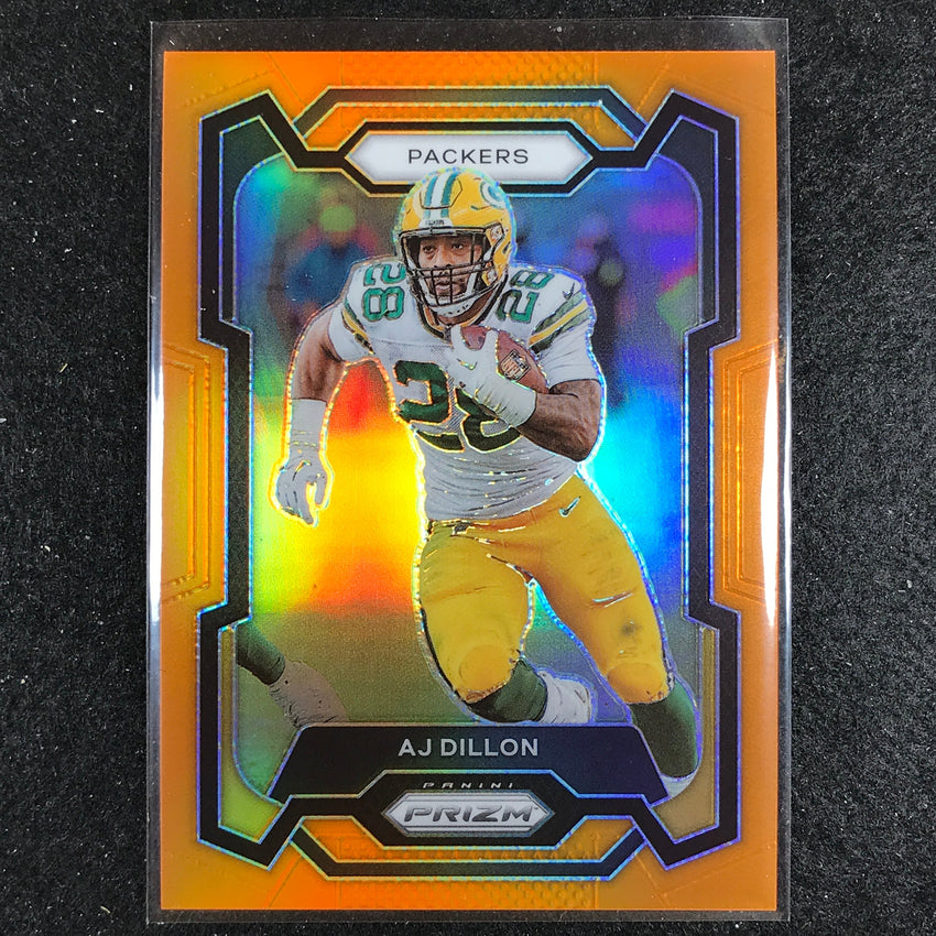 2023 Prizm Football Aj Dillon Base Orange 120/249