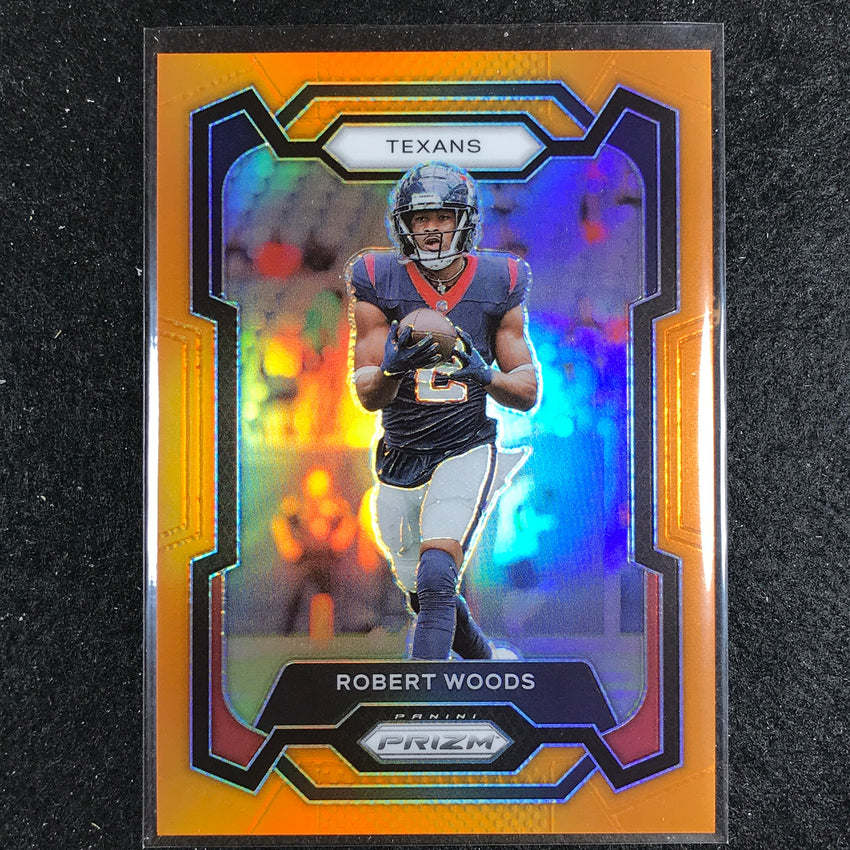 2023 Prizm Football Robert Woods Base Orange 137/249