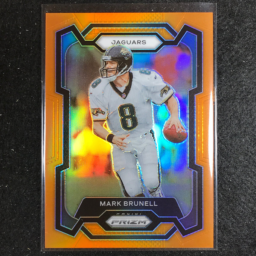 2023 Prizm Football Mark Brunell Base Orange 65/249