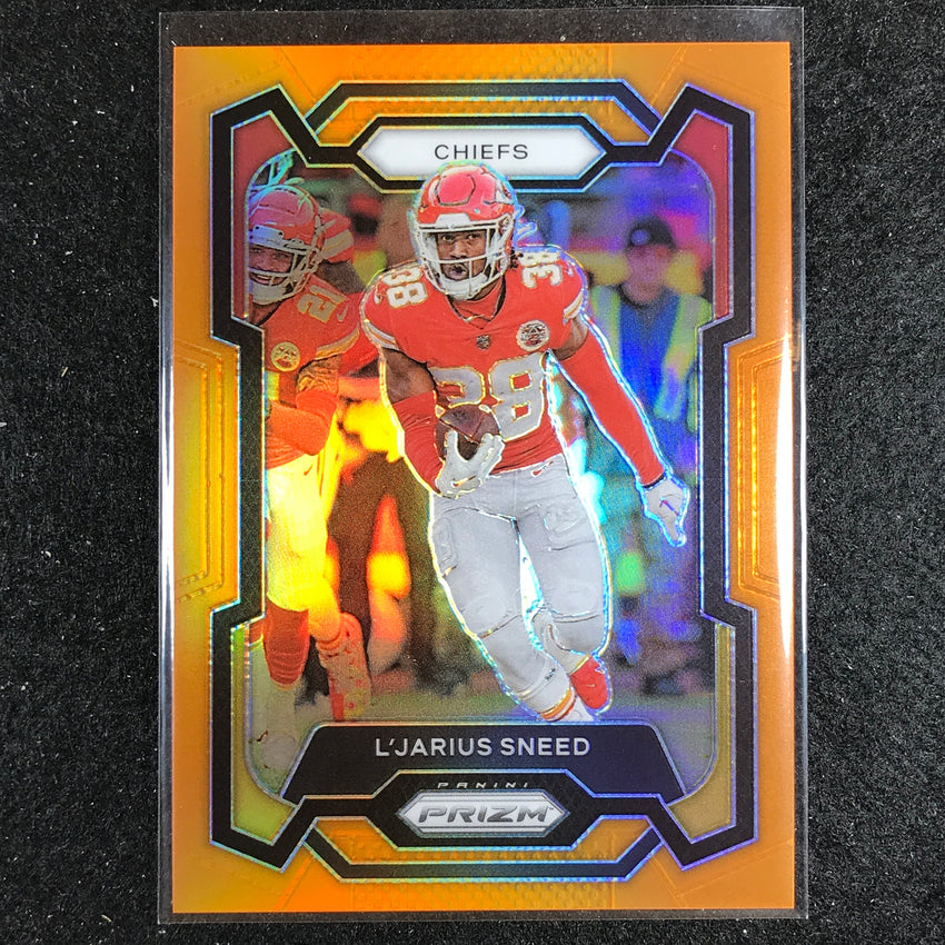 2023 Prizm Football Ljarius Sneed Base Orange 38/249
