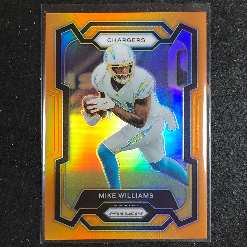 2023 Prizm Football Mike Williams Base Orange 84/249