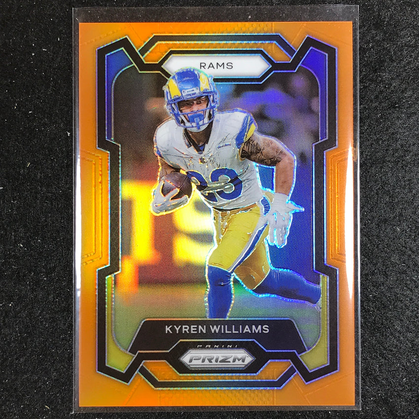 2023 Prizm Football Kyren Williams Base Orange 164/249