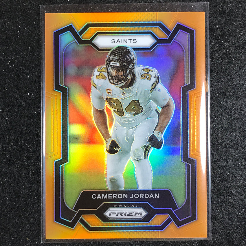 2023 Prizm Football Cameron Jordan Base Orange 163/249