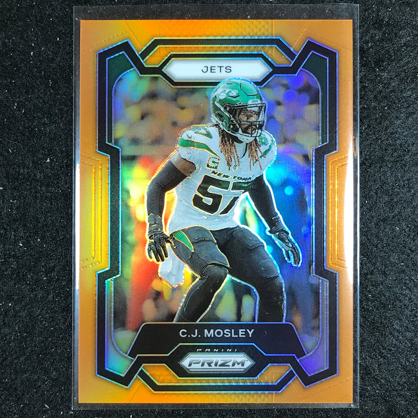2023 Prizm Football C.j. Mosley Base Orange 115/249