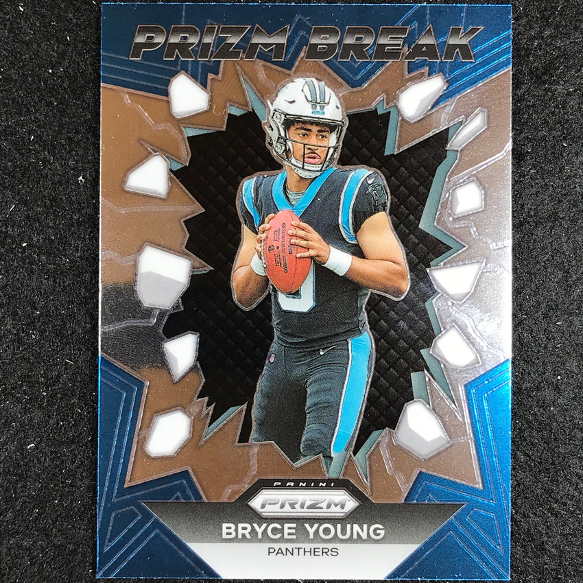 2023 Prizm Football BRYCE YOUNG Prizm Break Rookie Base #3