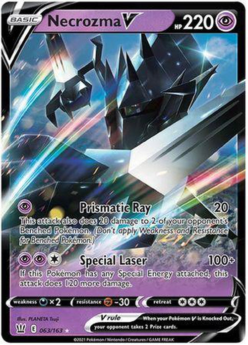 Necrozma V - 63/163 - Ultra Rare - Battle Styles-Cherry Collectables