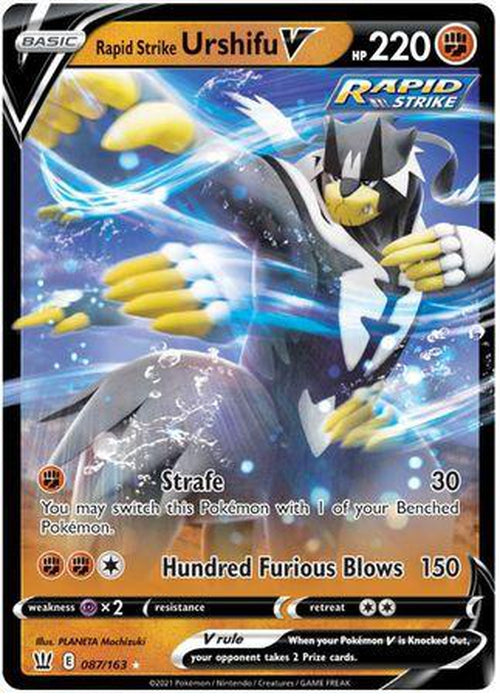 Rapid Strike Urshifu V - 87/163 - Ultra Rare - Battle Styles-Cherry Collectables
