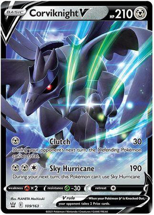 Corviknight V - 109/163 - Ultra Rare - Battle Styles-Cherry Collectables