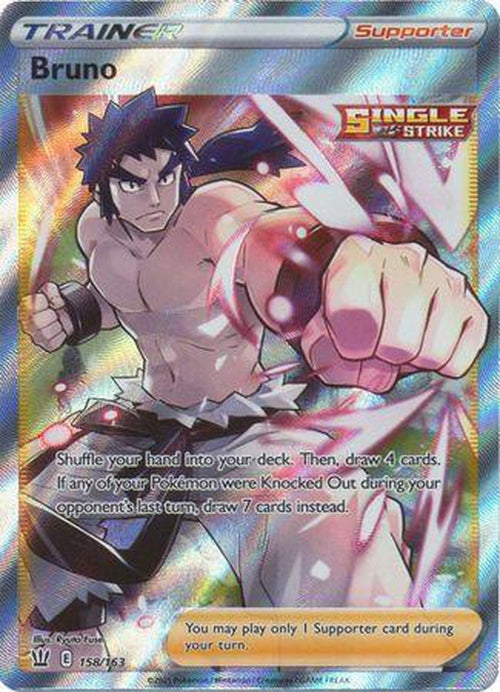 FULL ART Bruno - 158/163 - Ultra Rare - Battle Styles-Cherry Collectables