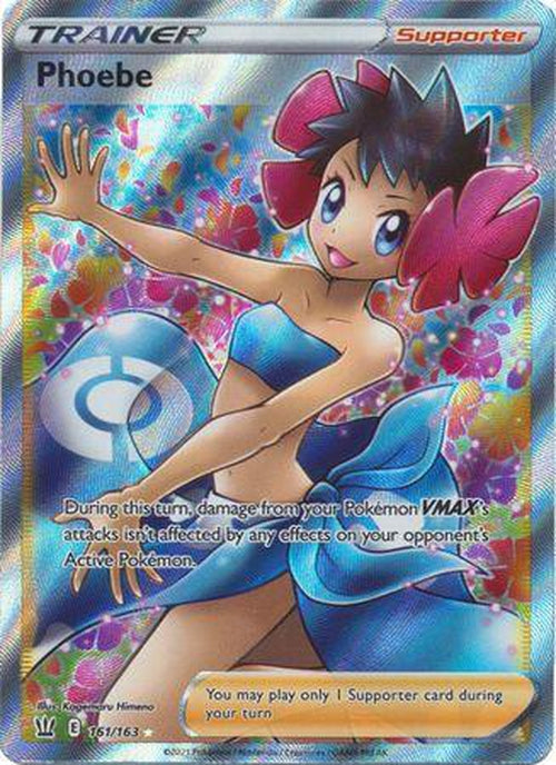 FULL ART Phoebe - 161/163 - Ultra Rare - Battle Styles-Cherry Collectables
